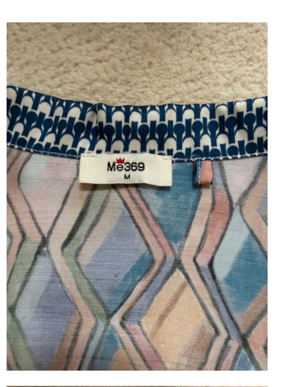 ME369 Boussarong Shirt In Nautical Print Size M - Picture 8 of 8